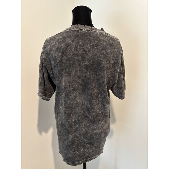 DEATH ROW RECORDS Black Gray Blue Purple Distressed S/S T-Shirt Unisex Men’s S - Picture 4 of 5